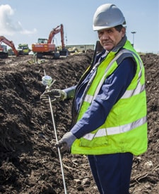 The SpYdaq probe at a Guernsey composting site